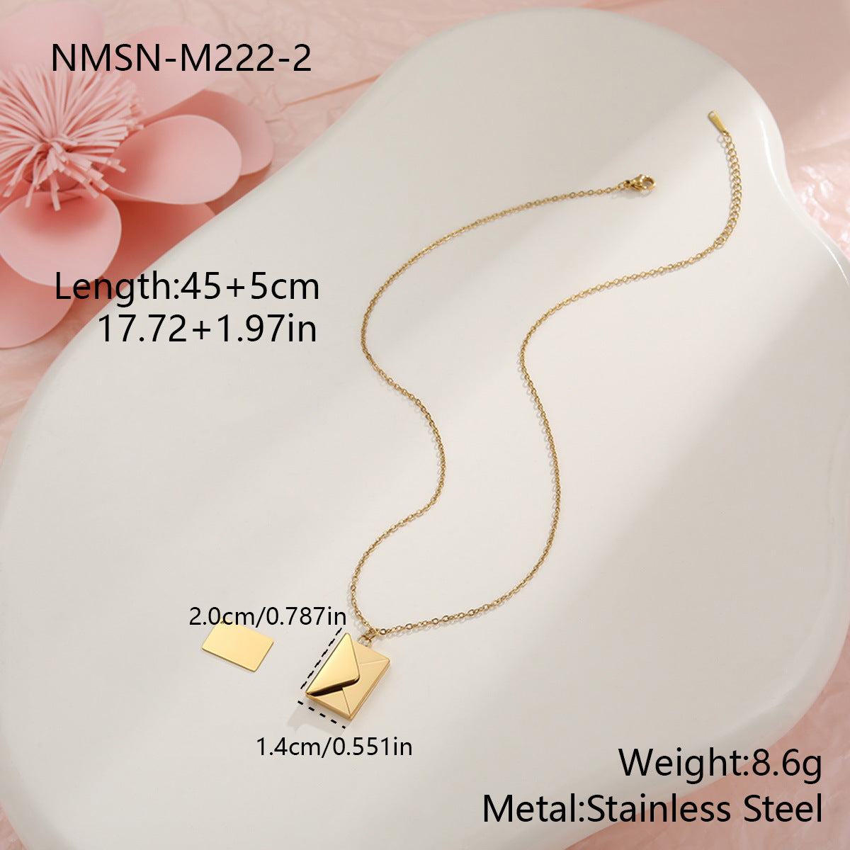 LOVE Envelope Necklace
