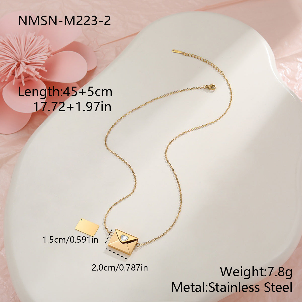 LOVE Envelope Necklace