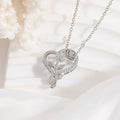 Heart Rose Necklace