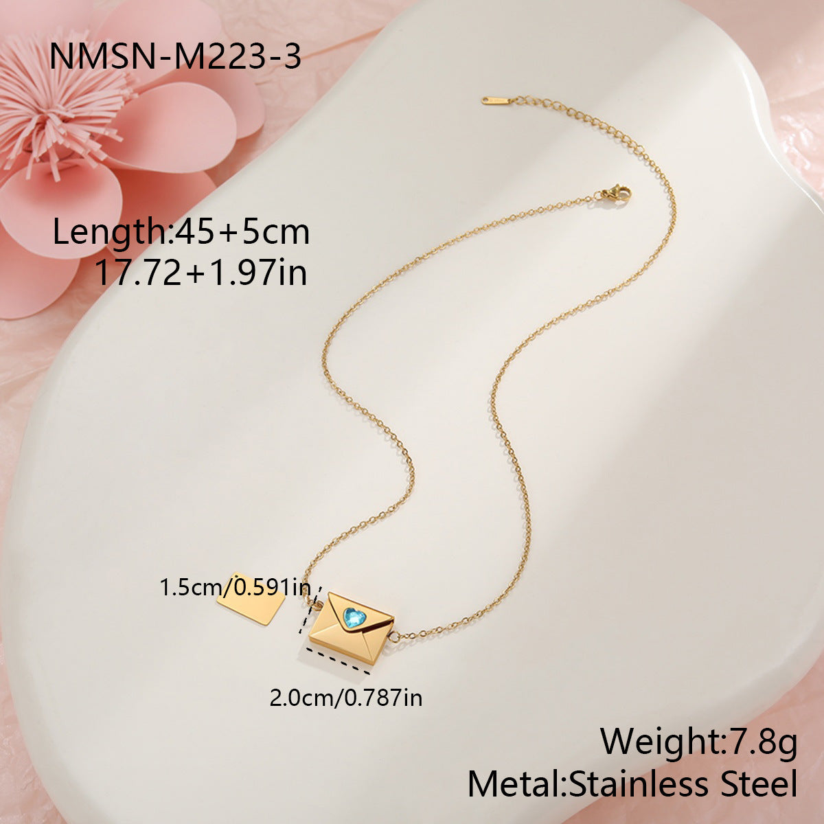LOVE Envelope Necklace