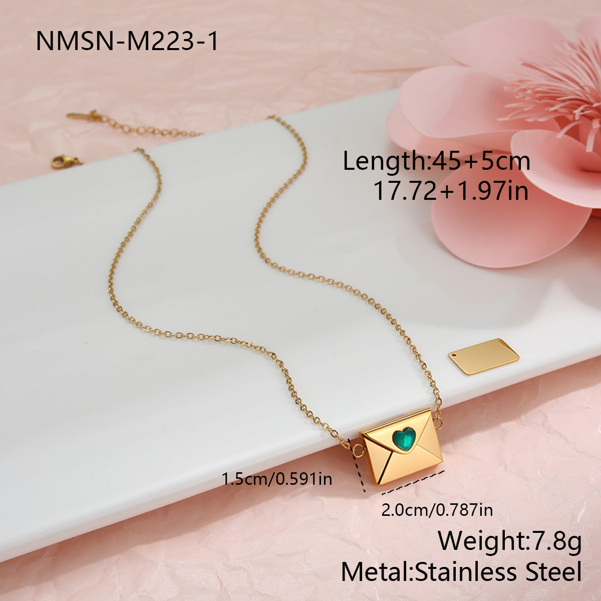 LOVE Envelope Necklace