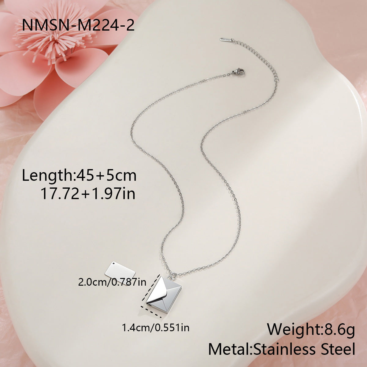 LOVE Envelope Necklace